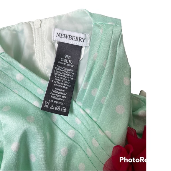 Bundle & save Newberry 6-9 month floral formal dress - Picture 2 of 3